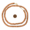 The Bead Chest 8mm Round Copper Beads - Full Strand of African Metal Spacer Beads